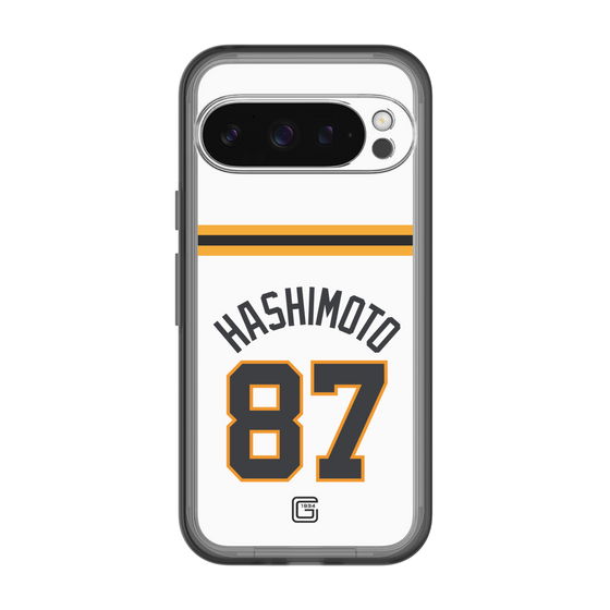 スリムプロテクションプレミアムケース［ 読売ジャイアンツ - #87 HASHIMOTO - ホーム ］