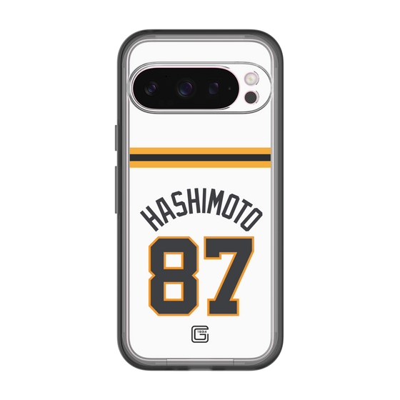 スリムプロテクションプレミアムケース［ 読売ジャイアンツ - #87 HASHIMOTO - ホーム ］