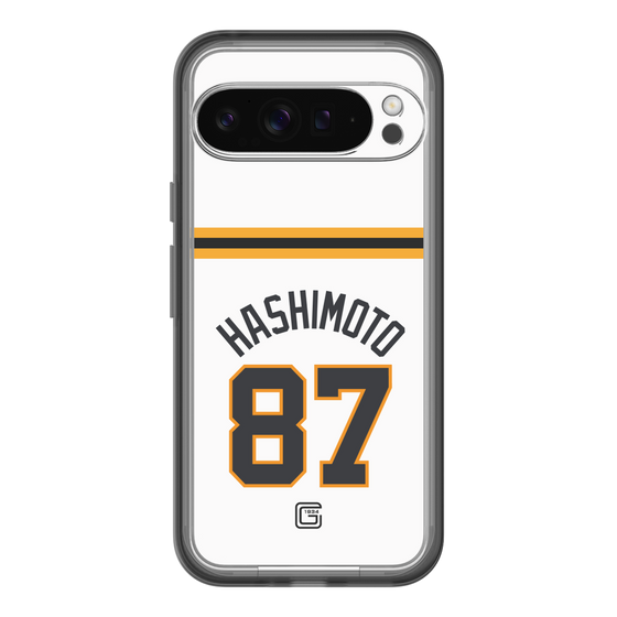 スリムプロテクションプレミアムケース［ 読売ジャイアンツ - #87 HASHIMOTO - ホーム ］