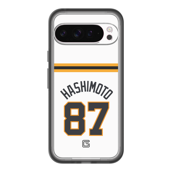スリムプロテクションプレミアムケース［ 読売ジャイアンツ - #87 HASHIMOTO - ホーム ］