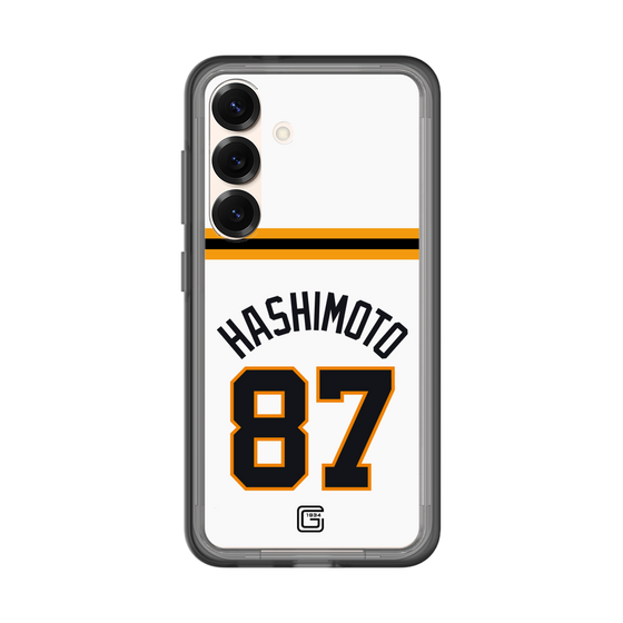 スリムプロテクションプレミアムケース［ 読売ジャイアンツ - #87 HASHIMOTO - ホーム ］