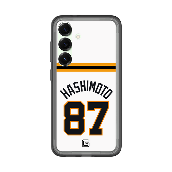 スリムプロテクションプレミアムケース［ 読売ジャイアンツ - #87 HASHIMOTO - ホーム ］