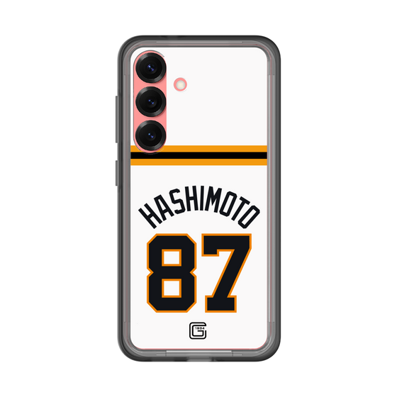 スリムプロテクションプレミアムケース［ 読売ジャイアンツ - #87 HASHIMOTO - ホーム ］