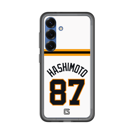 スリムプロテクションプレミアムケース［ 読売ジャイアンツ - #87 HASHIMOTO - ホーム ］