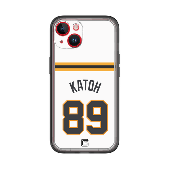 スリムプロテクションプレミアムケース［ 読売ジャイアンツ - #89 KATOH - ホーム ］