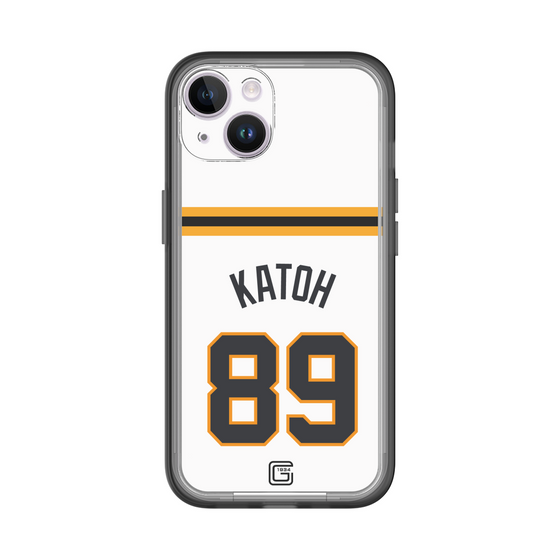 スリムプロテクションプレミアムケース［ 読売ジャイアンツ - #89 KATOH - ホーム ］