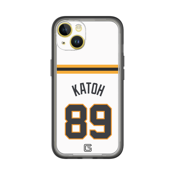 スリムプロテクションプレミアムケース［ 読売ジャイアンツ - #89 KATOH - ホーム ］