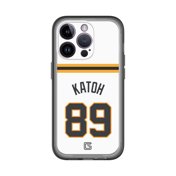 スリムプロテクションプレミアムケース［ 読売ジャイアンツ - #89 KATOH - ホーム ］