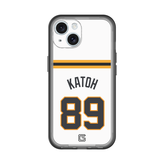 スリムプロテクションプレミアムケース［ 読売ジャイアンツ - #89 KATOH - ホーム ］