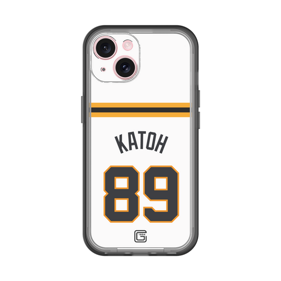 スリムプロテクションプレミアムケース［ 読売ジャイアンツ - #89 KATOH - ホーム ］
