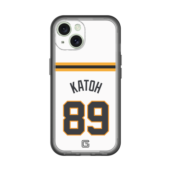 スリムプロテクションプレミアムケース［ 読売ジャイアンツ - #89 KATOH - ホーム ］