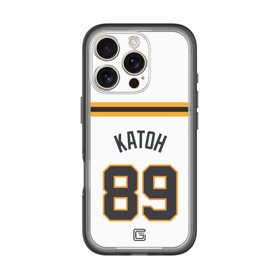 スリムプロテクションプレミアムケース［ 読売ジャイアンツ - #89 KATOH - ホーム ］