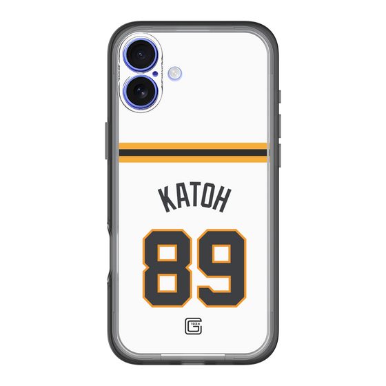 スリムプロテクションプレミアムケース［ 読売ジャイアンツ - #89 KATOH - ホーム ］
