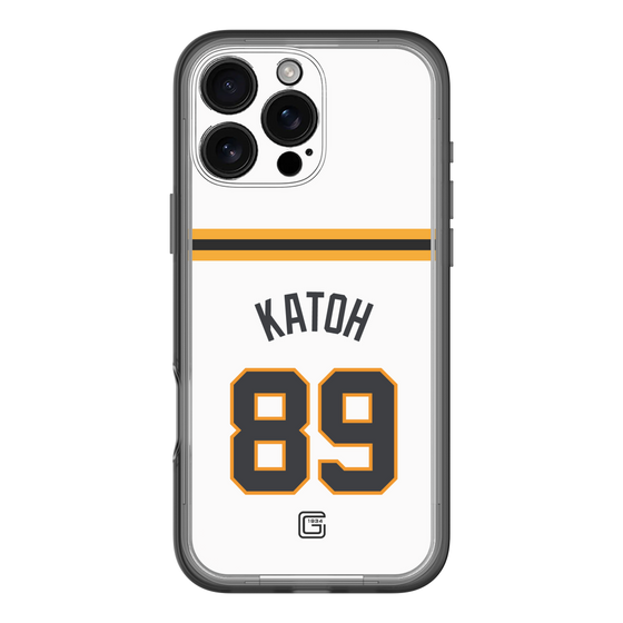 スリムプロテクションプレミアムケース［ 読売ジャイアンツ - #89 KATOH - ホーム ］