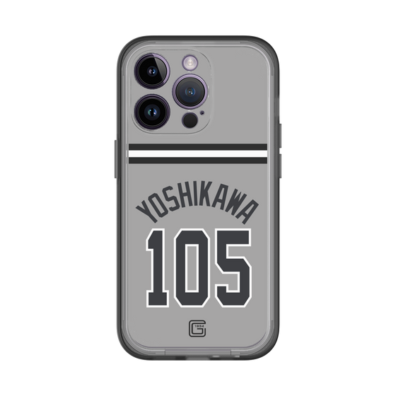 スリムプロテクションプレミアムケース［ 読売ジャイアンツ - #105 YOSHIKAWA - ビジター ］