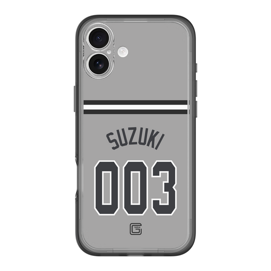 スリムプロテクションプレミアムケース［ 読売ジャイアンツ - #003 SUZUKI - ビジター ］