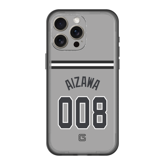 スリムプロテクションプレミアムケース［ 読売ジャイアンツ - #008 AIZAWA - ビジター ］