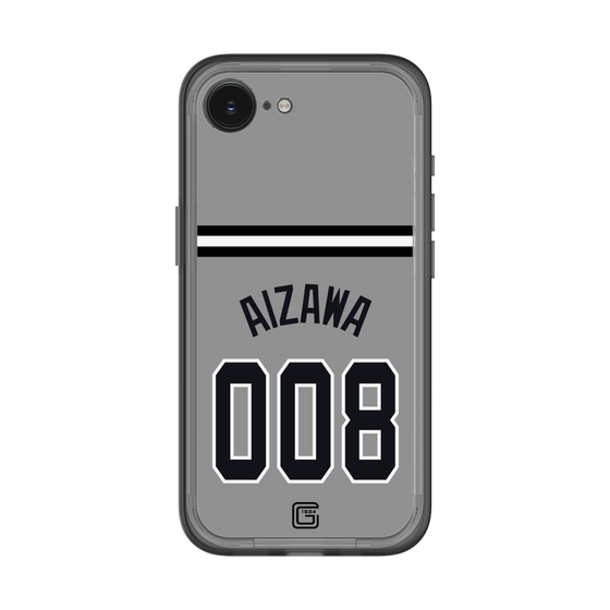 スリムプロテクションプレミアムケース［ 読売ジャイアンツ - #008 AIZAWA - ビジター ］