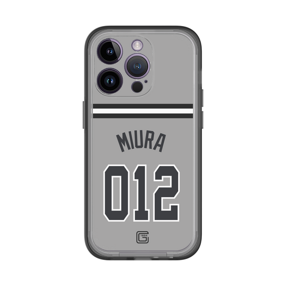 スリムプロテクションプレミアムケース［ 読売ジャイアンツ - #012 MIURA - ビジター ］