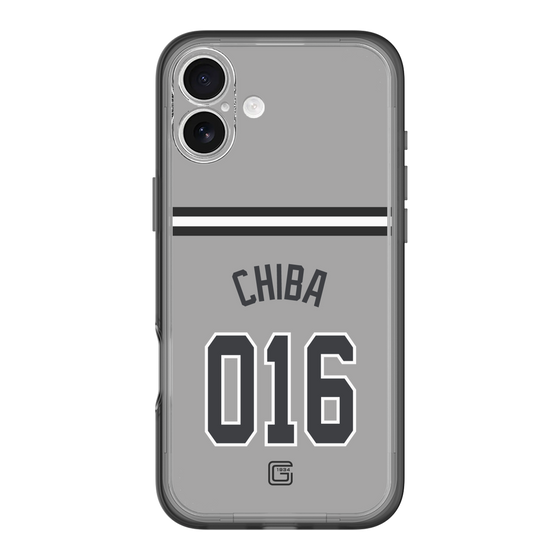 スリムプロテクションプレミアムケース［ 読売ジャイアンツ - #016 CHIBA - ビジター ］