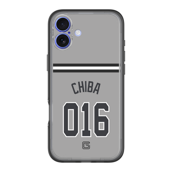 スリムプロテクションプレミアムケース［ 読売ジャイアンツ - #016 CHIBA - ビジター ］
