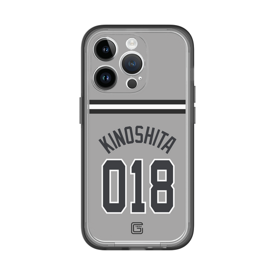 スリムプロテクションプレミアムケース［ 読売ジャイアンツ - #018 KINOSHITA - ビジター ］