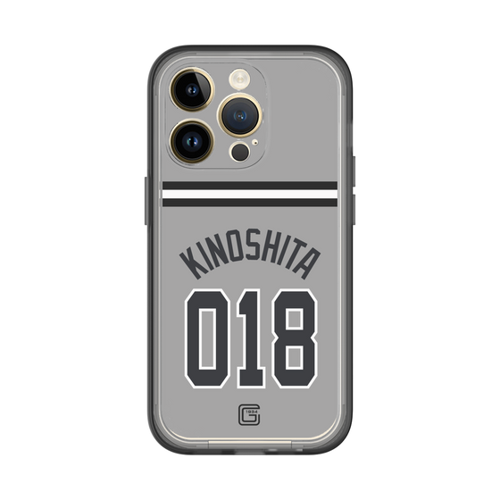 スリムプロテクションプレミアムケース［ 読売ジャイアンツ - #018 KINOSHITA - ビジター ］