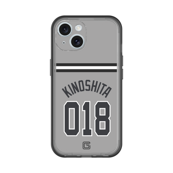 スリムプロテクションプレミアムケース［ 読売ジャイアンツ - #018 KINOSHITA - ビジター ］