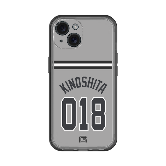 スリムプロテクションプレミアムケース［ 読売ジャイアンツ - #018 KINOSHITA - ビジター ］
