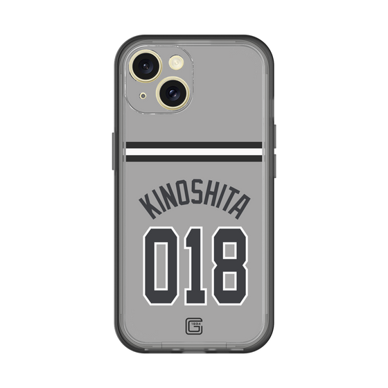 スリムプロテクションプレミアムケース［ 読売ジャイアンツ - #018 KINOSHITA - ビジター ］