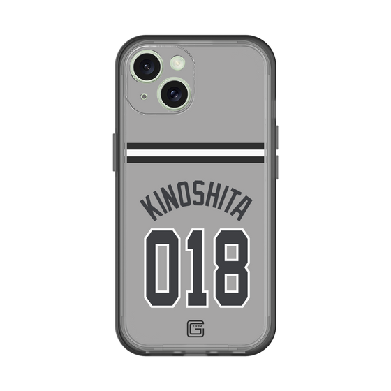 スリムプロテクションプレミアムケース［ 読売ジャイアンツ - #018 KINOSHITA - ビジター ］