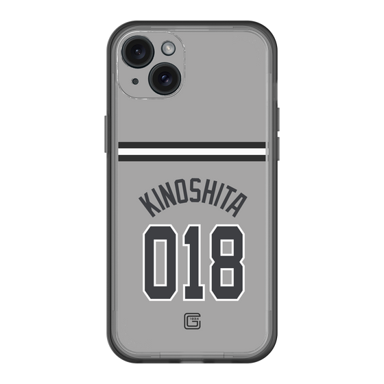 スリムプロテクションプレミアムケース［ 読売ジャイアンツ - #018 KINOSHITA - ビジター ］