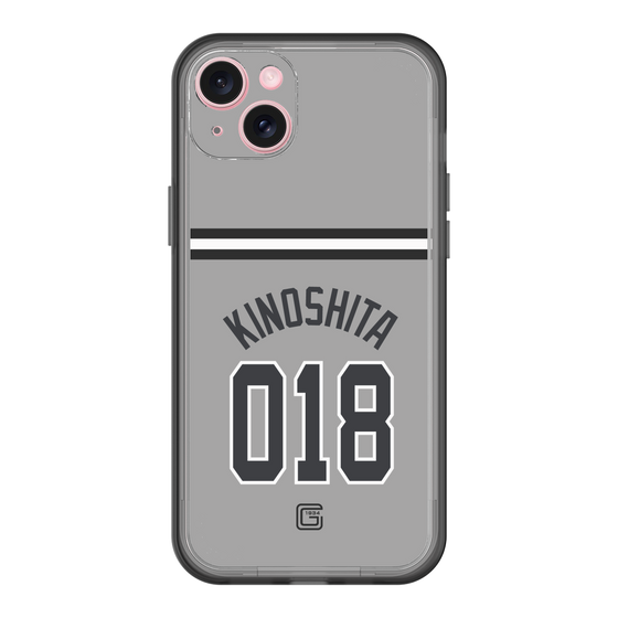 スリムプロテクションプレミアムケース［ 読売ジャイアンツ - #018 KINOSHITA - ビジター ］