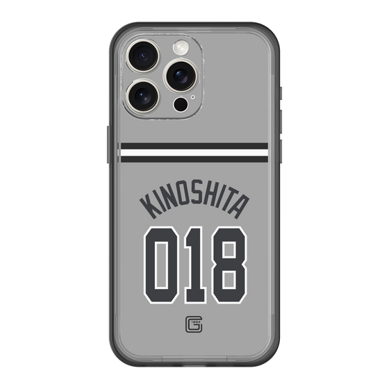 スリムプロテクションプレミアムケース［ 読売ジャイアンツ - #018 KINOSHITA - ビジター ］