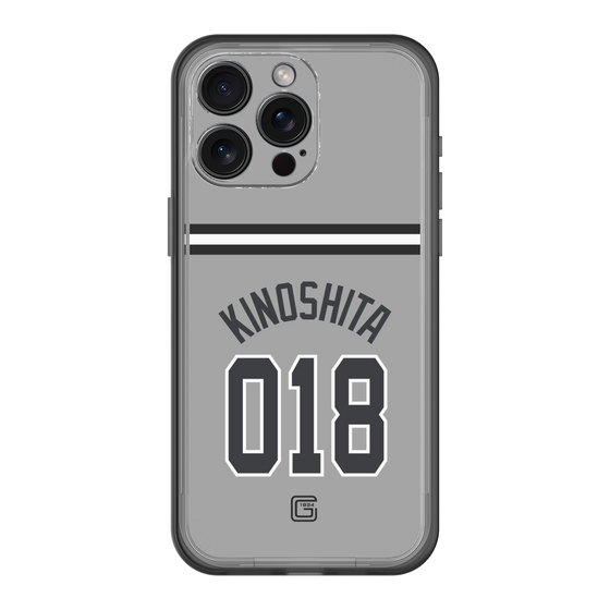 スリムプロテクションプレミアムケース［ 読売ジャイアンツ - #018 KINOSHITA - ビジター ］