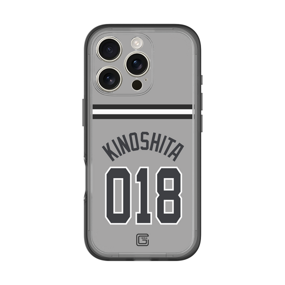 スリムプロテクションプレミアムケース［ 読売ジャイアンツ - #018 KINOSHITA - ビジター ］