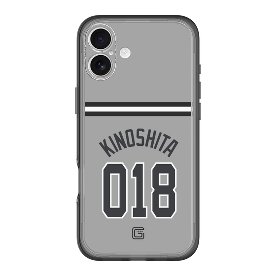 スリムプロテクションプレミアムケース［ 読売ジャイアンツ - #018 KINOSHITA - ビジター ］