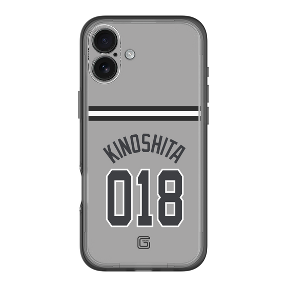 スリムプロテクションプレミアムケース［ 読売ジャイアンツ - #018 KINOSHITA - ビジター ］