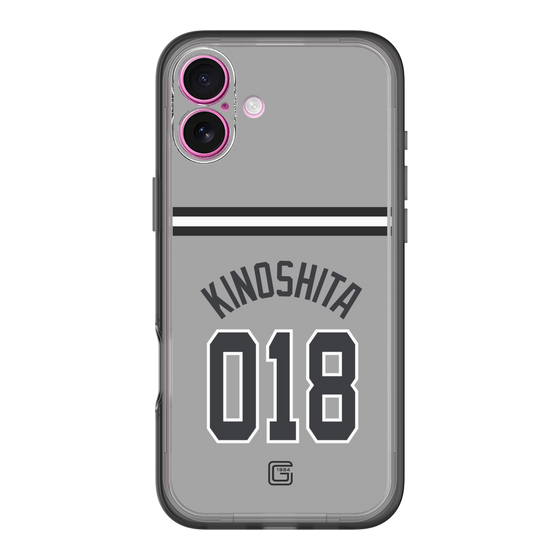 スリムプロテクションプレミアムケース［ 読売ジャイアンツ - #018 KINOSHITA - ビジター ］