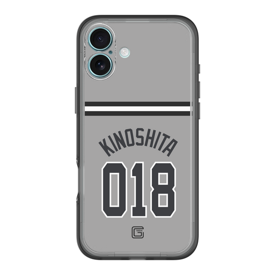 スリムプロテクションプレミアムケース［ 読売ジャイアンツ - #018 KINOSHITA - ビジター ］