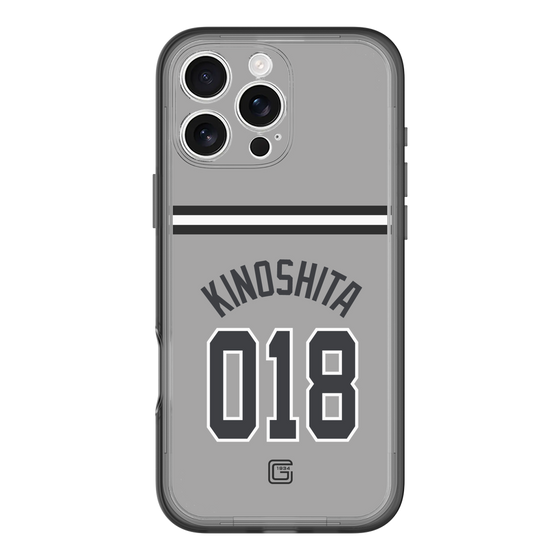 スリムプロテクションプレミアムケース［ 読売ジャイアンツ - #018 KINOSHITA - ビジター ］