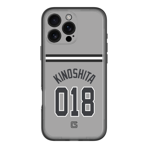 スリムプロテクションプレミアムケース［ 読売ジャイアンツ - #018 KINOSHITA - ビジター ］
