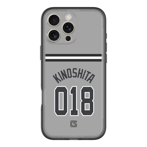 スリムプロテクションプレミアムケース［ 読売ジャイアンツ - #018 KINOSHITA - ビジター ］