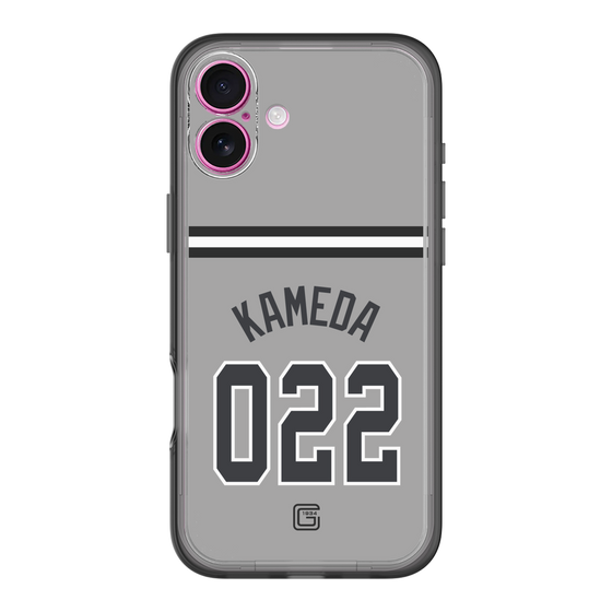 スリムプロテクションプレミアムケース［ 読売ジャイアンツ - #022 KAMEDA - ビジター ］