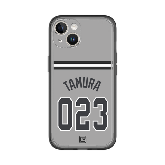 スリムプロテクションプレミアムケース［ 読売ジャイアンツ - #023 TAMURA - ビジター ］