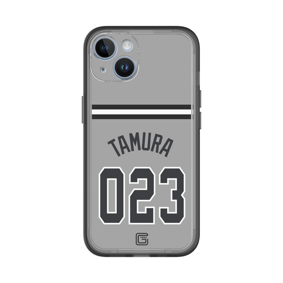 スリムプロテクションプレミアムケース［ 読売ジャイアンツ - #023 TAMURA - ビジター ］