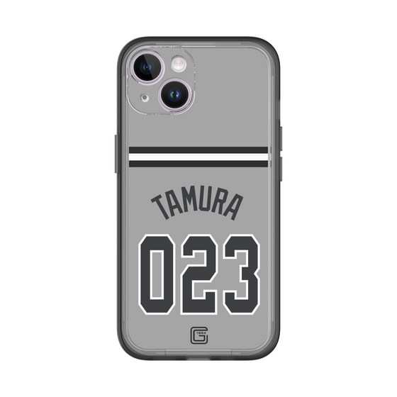スリムプロテクションプレミアムケース［ 読売ジャイアンツ - #023 TAMURA - ビジター ］