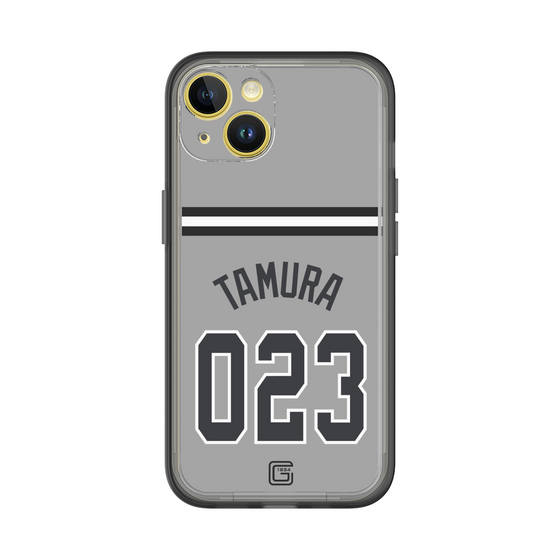 スリムプロテクションプレミアムケース［ 読売ジャイアンツ - #023 TAMURA - ビジター ］