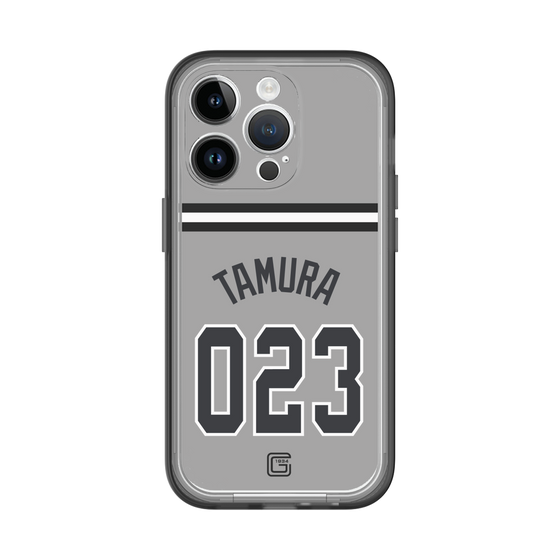 スリムプロテクションプレミアムケース［ 読売ジャイアンツ - #023 TAMURA - ビジター ］