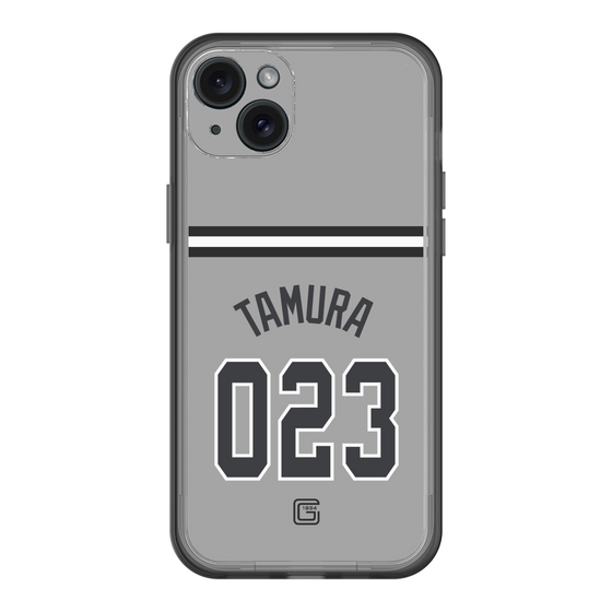 スリムプロテクションプレミアムケース［ 読売ジャイアンツ - #023 TAMURA - ビジター ］
